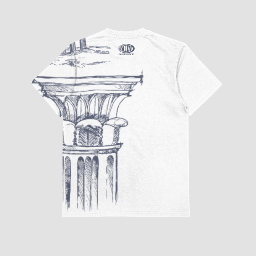 Ancient Ascent Pillars T-Shirt (White)