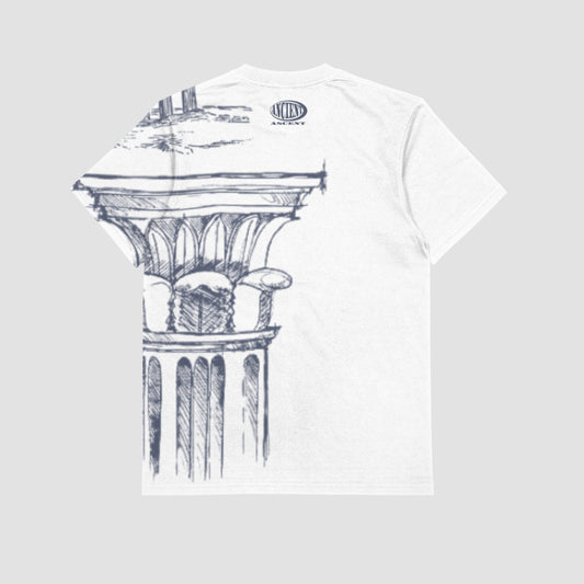 Ancient Ascent Pillars T-Shirt (White)